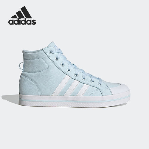 Adidas/阿迪达斯正品NEO女子中帮休闲帆布鞋FX9065 4487 4488