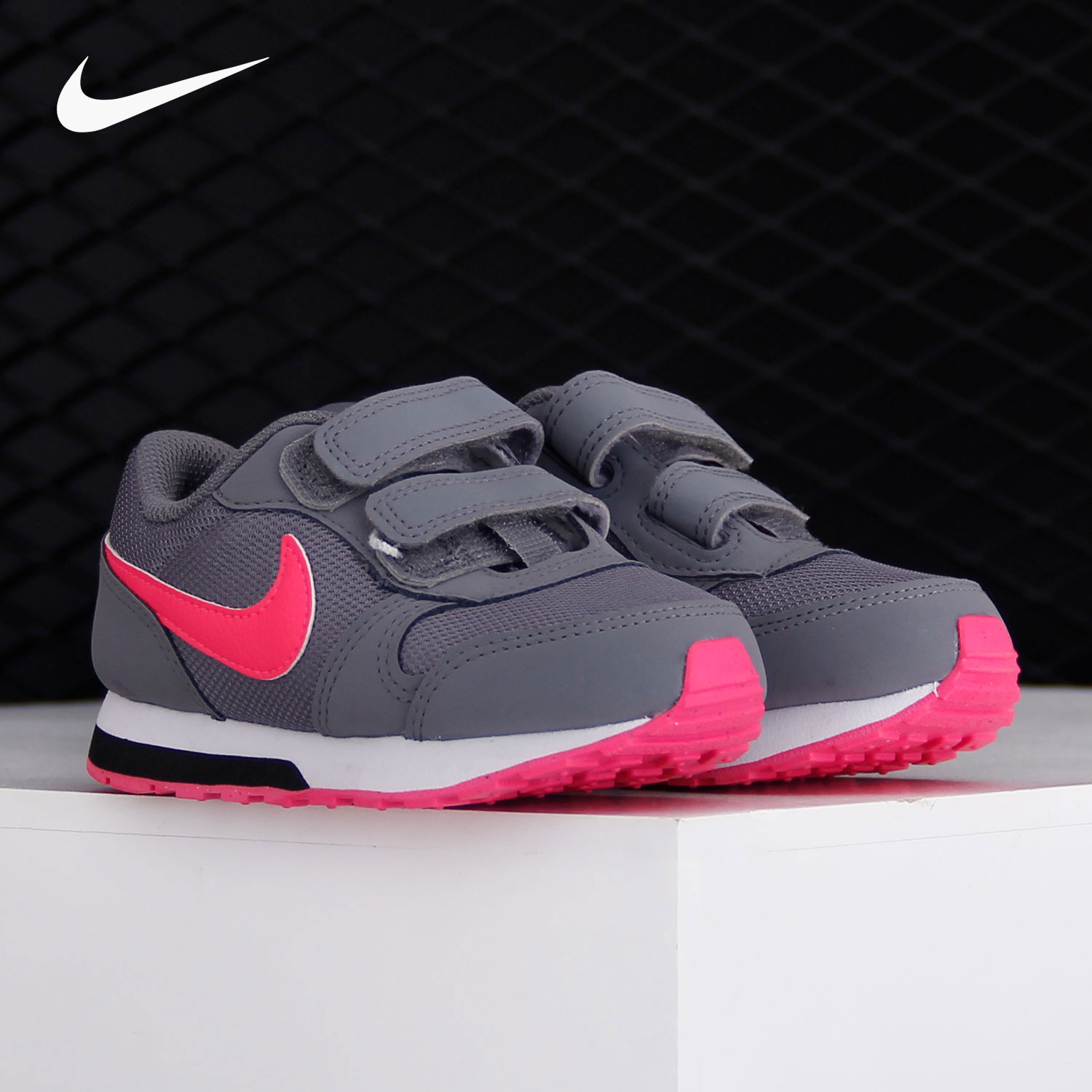 Nike/耐克正品春季新款小童运动童鞋缓震支撑魔术贴 807328-002