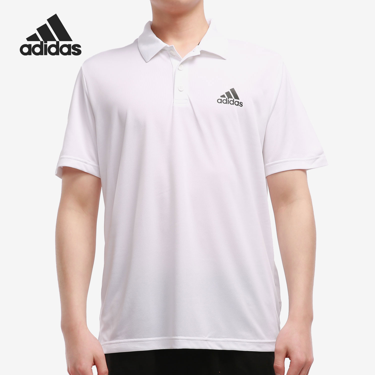Adidas/阿迪达斯正品当季新款男子训练运动短袖POLO衫GM2154