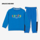 Skechers L320K118 卫衣运动休闲针织套装 斯凯奇正品 儿童时尚