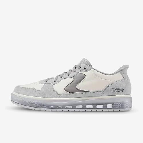 Skechers斯凯奇正品COURT-AIR男款耐磨透气支撑板鞋254066-GRY