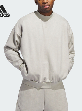 Adidas/阿迪达斯男女运动宽松圆领卫衣IN7698
