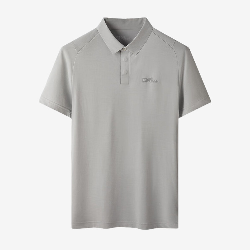 Jack wolfskin/狼爪正品新款男士柔软短袖POLO衫5823012-6709