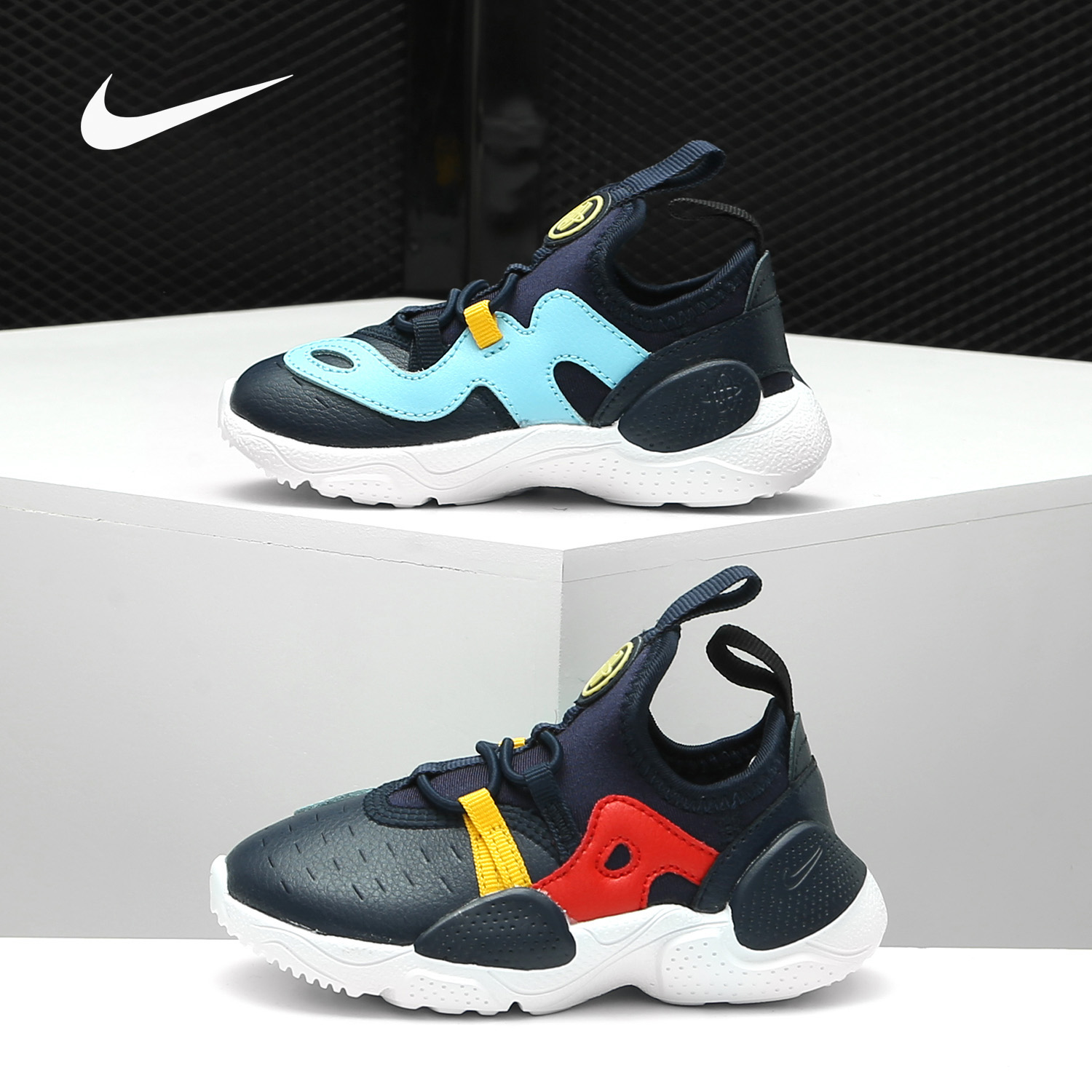 Nike/耐克正品夏季新款儿童华莱士网面运动休闲跑步鞋AQ2433