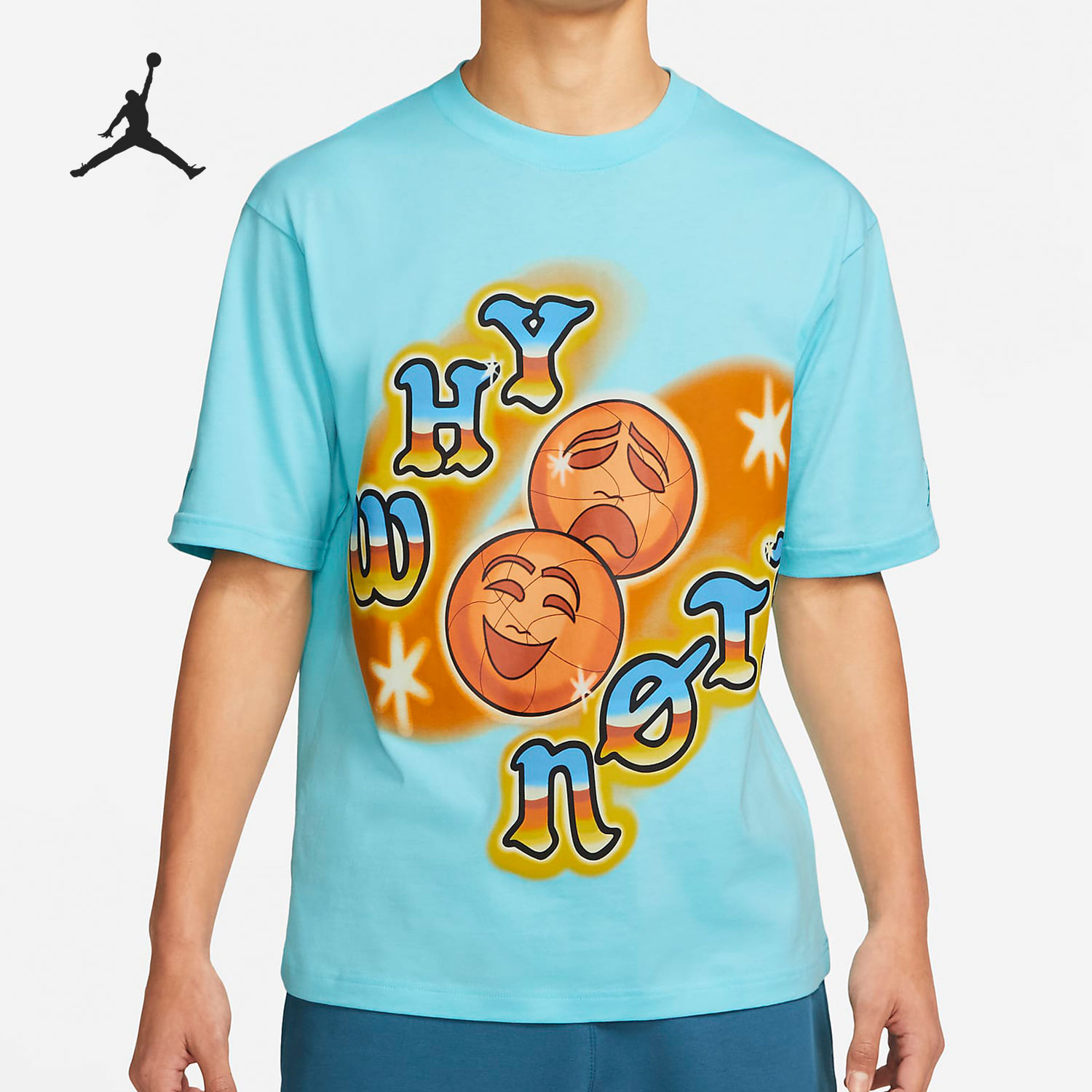 Nike/耐克正品JORDAN 'WHY NOT' 男子休闲印花短袖DO2506-482