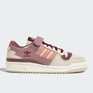 阿迪达斯正品 W男女透气板鞋 三叶草FORUM LOW HQ6941 Adidas