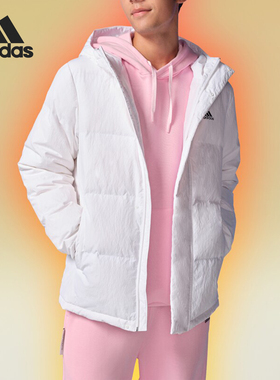 Adidas/阿迪达斯男士运动休闲连帽羽绒服IZ4884