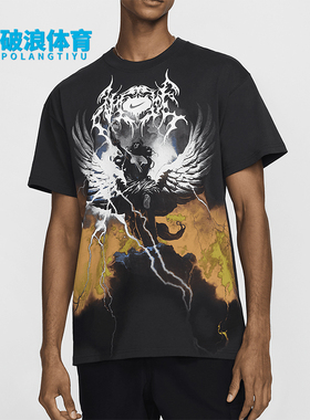 Nike/耐克正品2025夏季款男士图案印花宽松经典短袖HQ2579-045