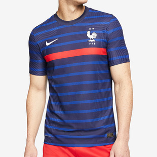 Nike/耐克正品2021欧洲杯法国队主场球员版球衣足球短袖T恤CD0586
