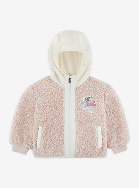 Nike/耐克正品Whimsy 婴童柔软包覆开襟保暖风帽外套IQ9936-667