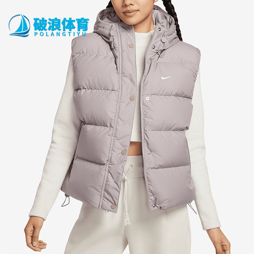 耐克女士保暖羽绒马甲