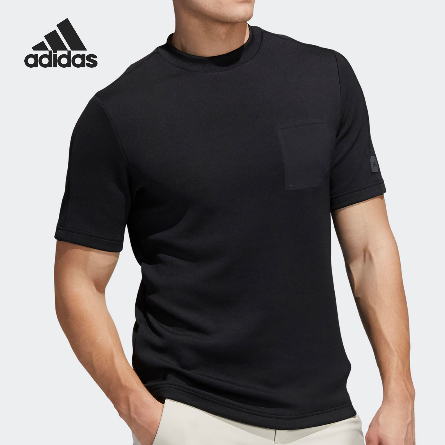 阿迪达斯男士运动休闲T恤