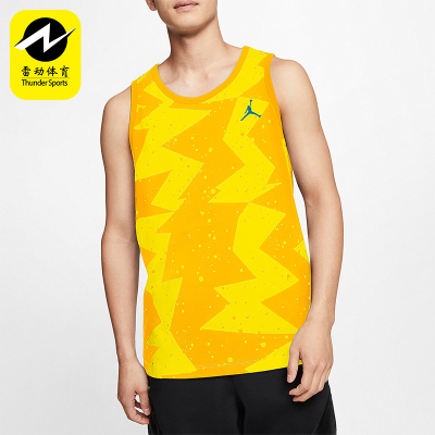 Nike/耐克正品JORDAN男士圆领无袖经典训练篮球背心T恤CJ6231-728