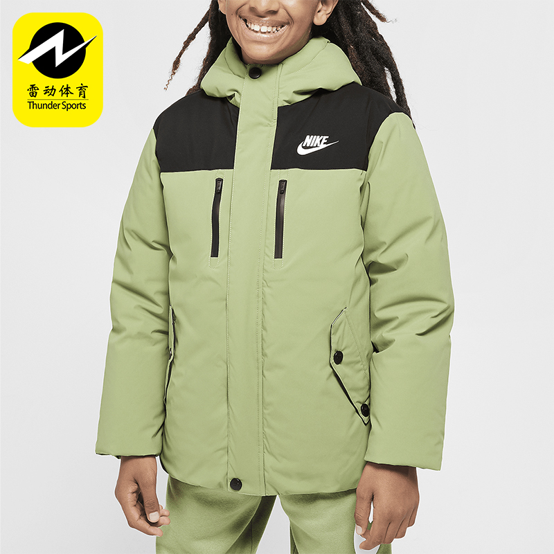 Nike/耐克正品新款大童梭织防风保暖经典运动羽绒服HQ7165-386