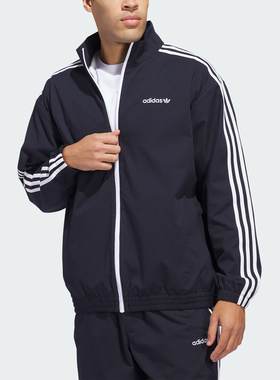 Adidas/阿迪达斯官方正品三叶草男女同款休闲透气时尚外套IY1631