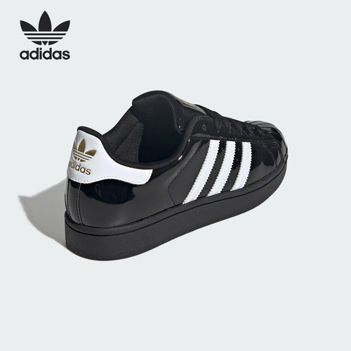 Adidas/阿迪达斯正品三叶草女士重流低帮贝壳头板鞋JS4009