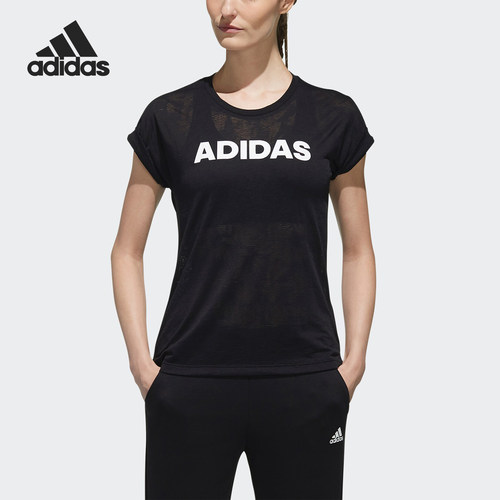 Adidas/阿迪达斯官方正品夏季女子运动休闲短袖T恤EK4715 AY2774