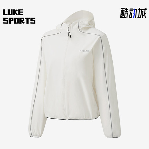 Adidas/阿迪达斯正品女连帽外套户外休闲外出经典夹克外套KQ5374