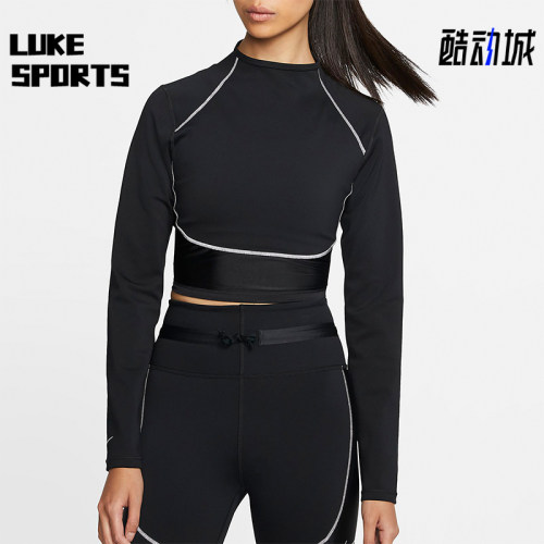 Nike/耐克正品新款黑色简约透气休闲舒适经典运动卫衣CK7807-010
