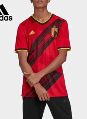 Adidas/阿迪达斯官方正品男子主场球迷版足球短袖球衣T恤EJ8546