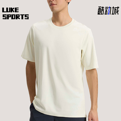 Adidas/阿迪达斯正品COTTON T-SHIRT男士运动经典短袖T恤KG0825
