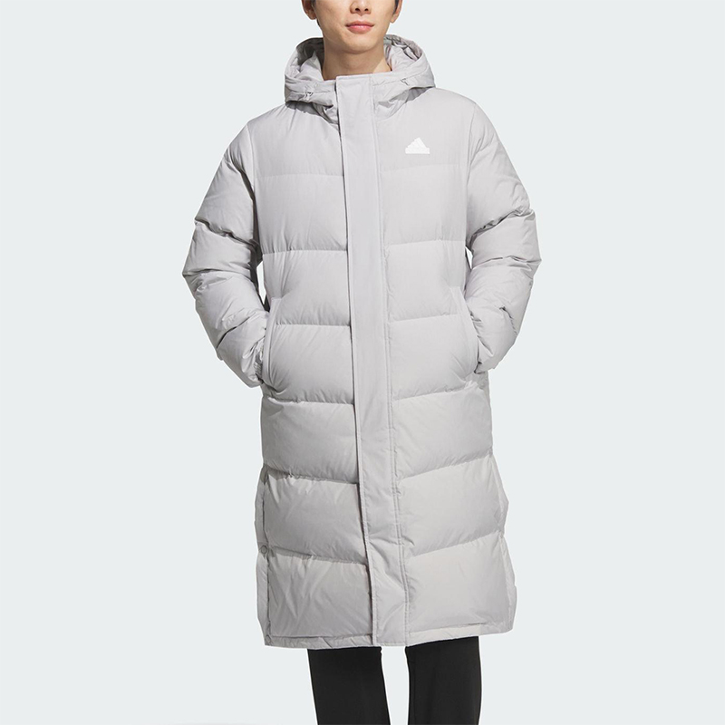 Adidas/阿迪达斯正品LONG DOWN JACKET2男女保暖长款羽绒服KQ5537