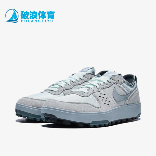 Nike/耐克正品C1TY新款男灰色低帮麂皮网布经典板鞋FZ3863-019