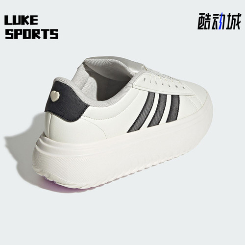 Adidas/阿迪达斯正品2025女士耐磨 网球厚底时尚经典休闲鞋JS1832