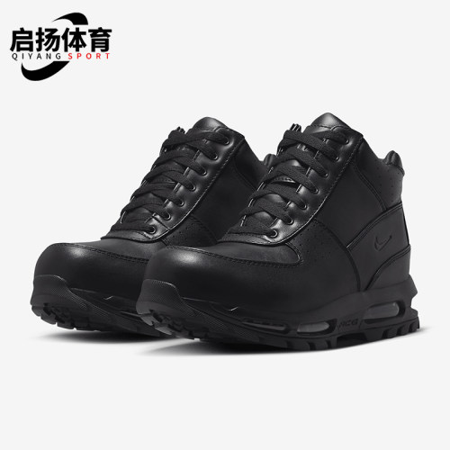 耐克男士气垫厚底运动皮革越野靴
