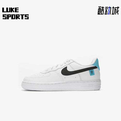 Nike/耐克正品FORCE1WPS新款儿童白蓝色休闲板鞋CN8539-100