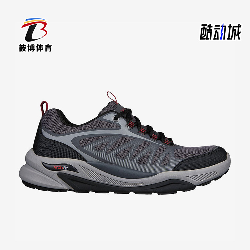 Skechers/斯凯奇正品冬季男士户外登山低帮防滑耐磨运动鞋