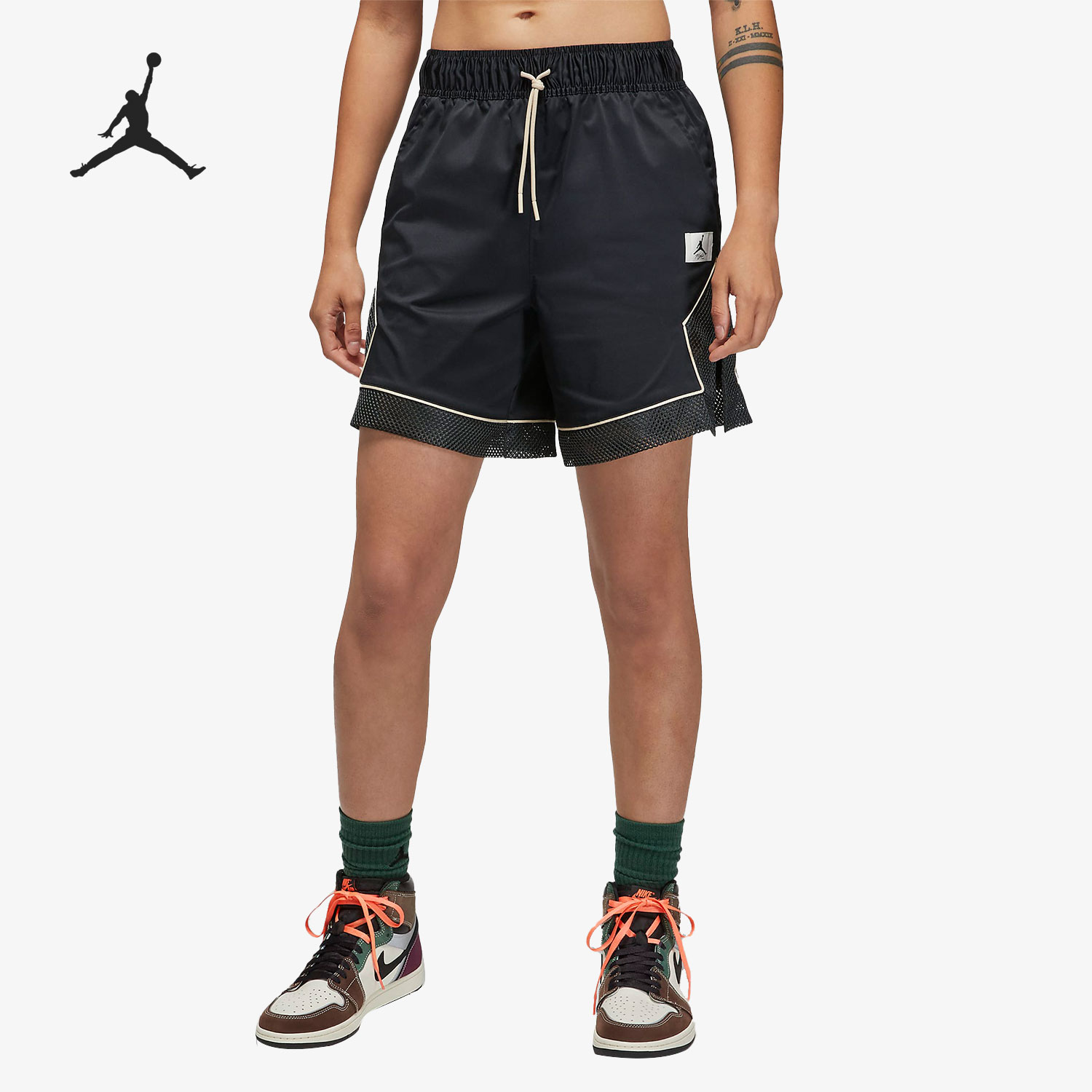 Nike/耐克正品Jordan夏新款系带女子运动五分短裤DO5042-010