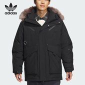 运动鹅绒派克羽绒服JD3755 三叶草男士 Adidas 阿迪达斯正品