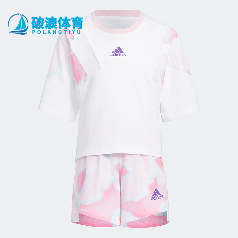 阿迪达斯两件运动套装