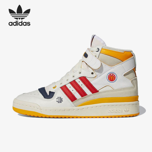 Adidas/阿迪达斯正品三叶草男女同款高帮缓震经典板鞋H02575