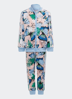 Adidas/阿迪达斯正品三叶草SST SET 小童印花运动套装 H22591