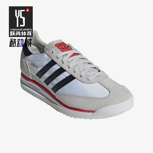 Adidas/阿迪达斯正品SL72男低帮网面拼接麂皮运动鞋JS0746
