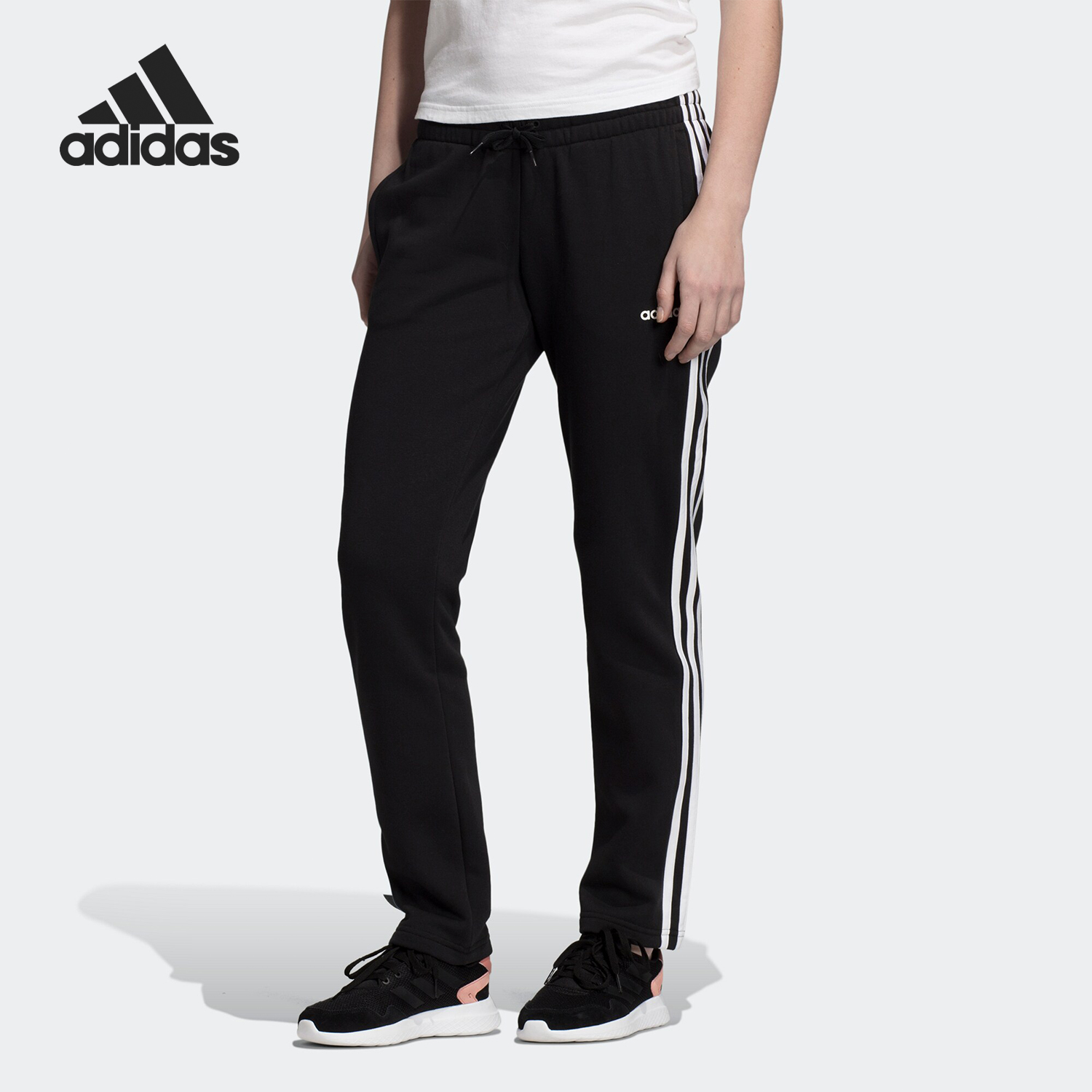 Adidas/阿迪达斯正品当季新款女子宽松时尚运动裤休闲长裤 DP2376