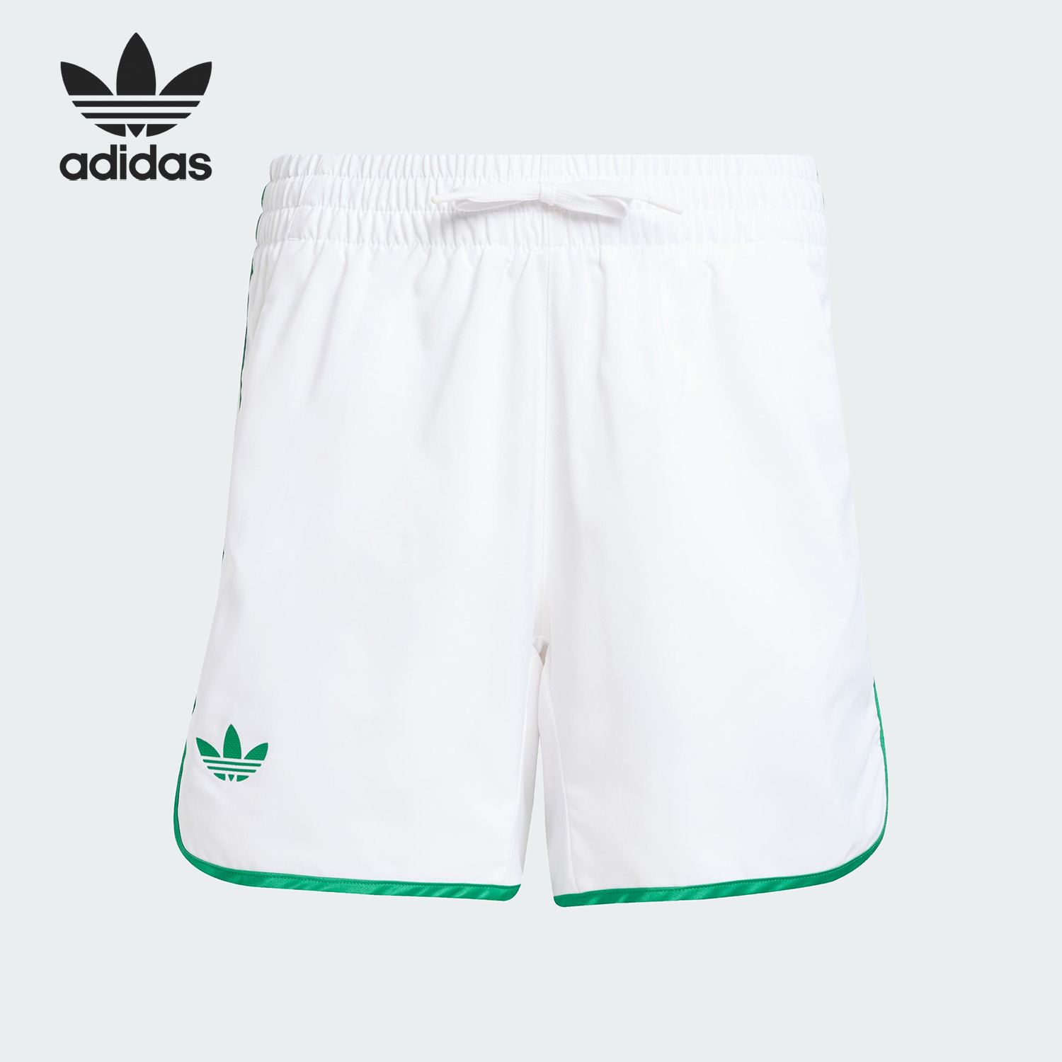 Adidas/阿迪达斯正品三叶草儿童训练运动透气经典网球短裤JW4231