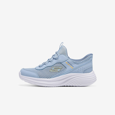 Skechers斯凯奇正品大童防滑耐磨低帮系带跑步鞋405366L-LTBL