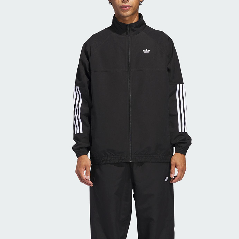 Adidas/阿迪达斯正品三叶草男士经典宽松经典梭织立领外套JC5174