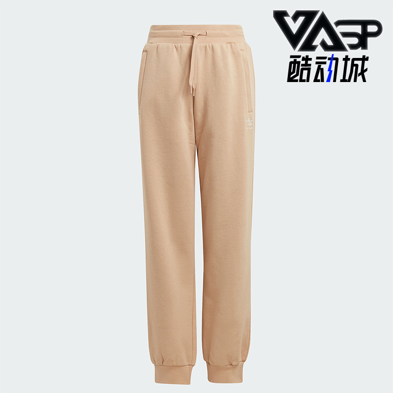 阿迪达斯大童运动休闲束脚长裤