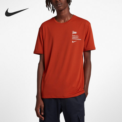 Nike/耐克正品男士字母Logo印花圆领套头短袖T恤AH6490-630