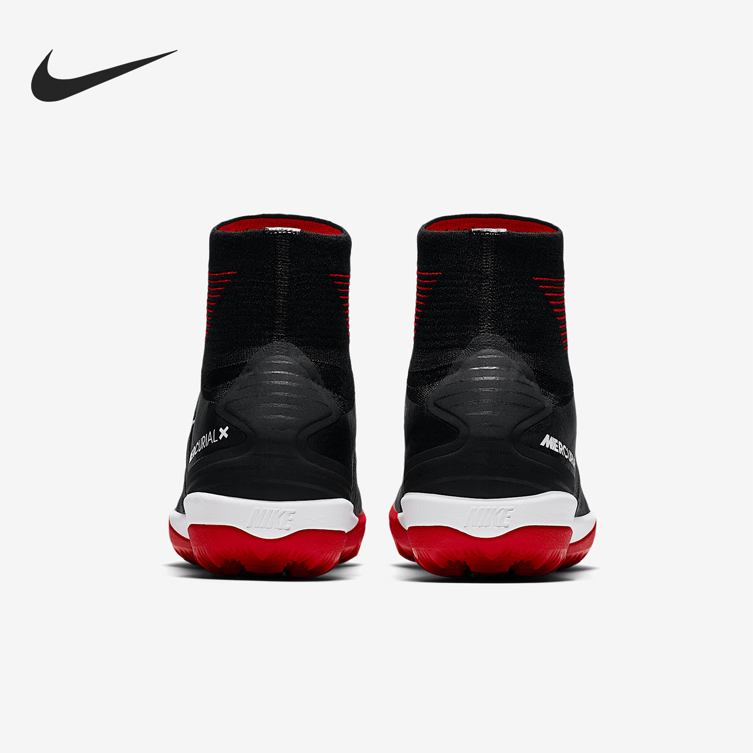 Nike/耐克正品MERCURIALX TF 碎钉袜套高帮男足球鞋831977