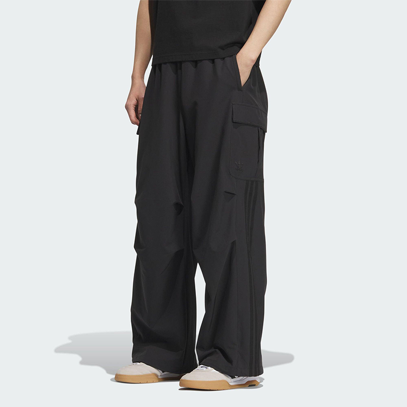 Adidas/阿迪达斯正品三叶草男女同款宽松工装直筒休闲长裤KD0949