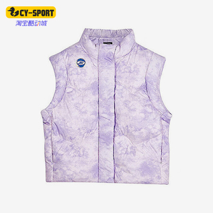 新款 冬季 女童休闲保暖立领梭织羽绒马甲 斯凯奇正品 Skechers