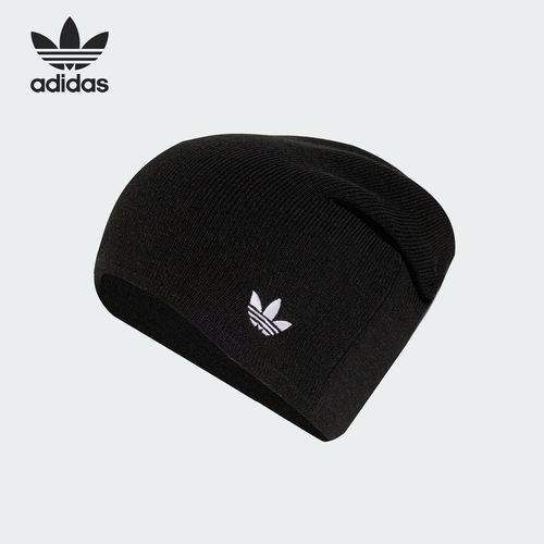 Adidas/阿迪达斯正品三叶草男女休闲保暖针织运动帽JM3056