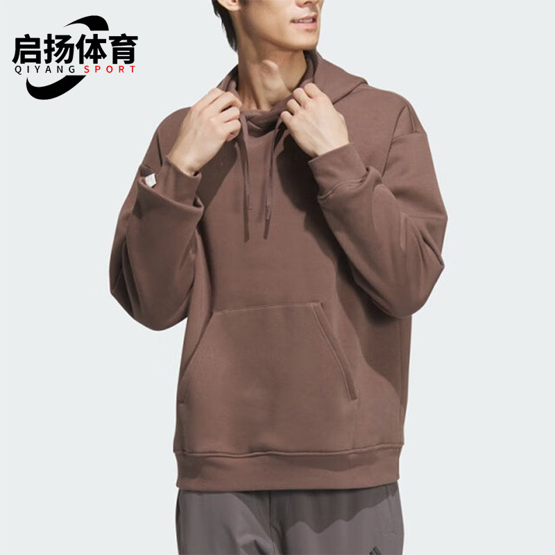 Adidas/阿迪达斯正品2025新款男女宽松经典连帽卫衣套头衫JM9077