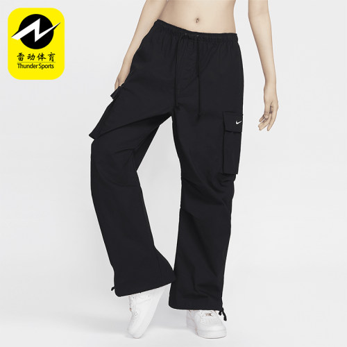 耐克女士中腰时尚工装长裤