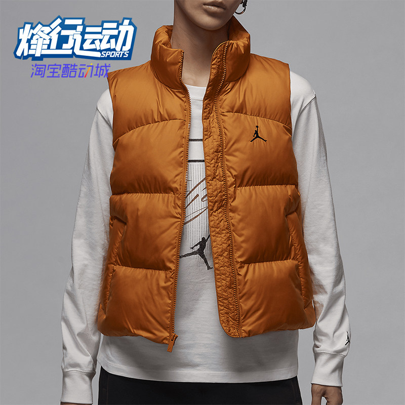 耐克女士保暖时尚休闲短款棉马甲